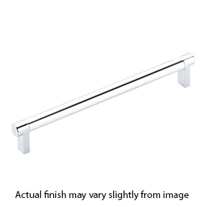 12" cc Select Smooth Cabinet Rectangular Pull - Polished Chrome
