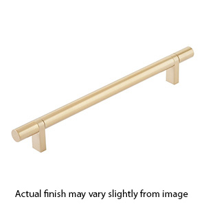 12" cc Select Smooth Cabinet Bar Pull - Satin Brass