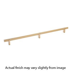 24" cc Select Smooth Cabinet Bar Pull - Satin Brass