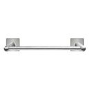 S7040 - Stainless Steel - 12" Towel Bar - Square Rosette