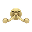 2607 - Traditional Brass - Double Hook