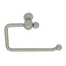 2604 - Traditional Brass - Euro Paper Holder - Rectangular Rosette - Satin Nickel