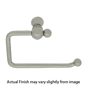 2604 - Traditional Brass - Euro Paper Holder - Oval Rosette - Satin Nickel