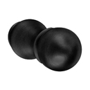 2608 - Traditional Brass - Single Hook Post - Rectangular Rosette - Flat Black