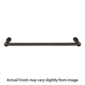 26024 - Traditional Brass - 12" Towel Bar - Rectangular Rosette - Bronze