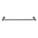 26024 - Traditional Brass - 12" Towel Bar - Oval Rosette - Pewter