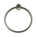 2601 - Traditional Brass - Towel Ring - Oval Rosette - Pewter