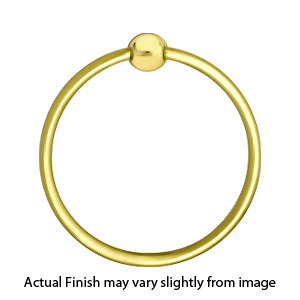 Unlacquered brass towel 2025 ring