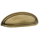 86123 - Traditional Brass - 3" Cup Pull - French Antique