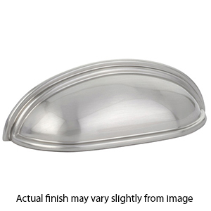 86173 - Traditional Brass - 4" Cup Pull - Satin Nickel