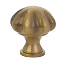 86121 - Traditional Brass - 1" Melon Knob - French Antique