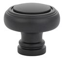 86610 - Traditional Brass - 1.25" Norwich Knob - Flat Black