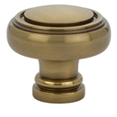 86610 - Traditional Brass - 1.25" Norwich Knob - French Antique
