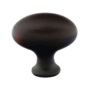86015 - Traditional Brass - 1" Egg Knob - Oil Rubbed Bronze