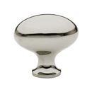 86015 - Traditional Brass - 1" Egg Knob - Polished Nickel