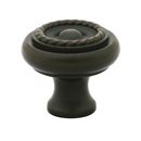 86112 - Traditional Brass - 1" Rope Knob - Oil Rubbed Bronze