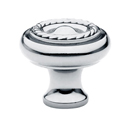 86112 - Traditional Brass - 1" Rope Knob - Polished Chrome