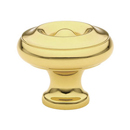 86114 - Traditional Brass - 1" Waverly Knob - Polished Brass