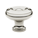 86114 - Traditional Brass - 1" Waverly Knob - Polished Nickel