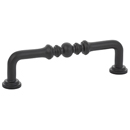 86128 - Traditional Brass - 3" Spindle Pull - Flat Black
