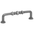 86128 - Traditional Brass - 3" Spindle Pull - Pewter