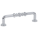 86128 - Traditional Brass - 3" Spindle Pull - Polished Chrome
