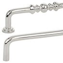 Traditional Brass Pulls - Polished Nickel
