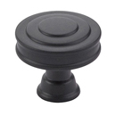 Transitional Heritage - 1.25" Glendon Knob - Matte Black