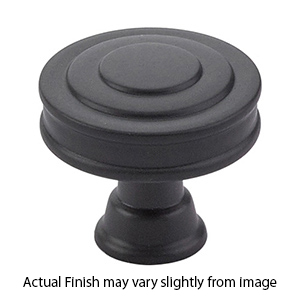 Transitional Heritage - 1.25" Glendon Knob - Matte Black