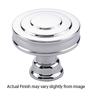 Transitional Heritage - 1 5/8" Glendon Knob - Polished Chrome