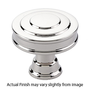 Transitional Heritage - 1.25" Glendon Knob - Polished Nickel