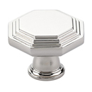 Transitional Heritage - 1.25" Midvale Knob - Polished Nickel