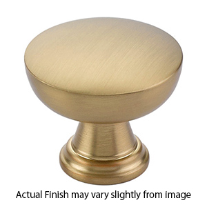 Transitional Heritage - 1.25" Overland Knob - Satin Brass