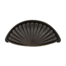 86232 - Tuscany Bronze - 3" Fluted Cup Pull - Medium Bronze