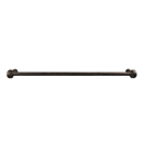 27024 - Tuscany - 12" Towel Bar - Rosette #14 - Medium Bronze