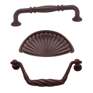 Tuscany Bronze Pulls - Deep Burgundy
