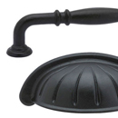 Tuscany Bronze Pulls - Flat Black