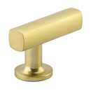 86452 - Urban Modern - 1 7/8" Freestone Finger Pull - Satin Brass