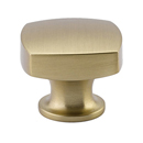 86450 - Urban Modern - 1.25" Freestone Knob - Satin Brass