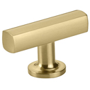 86727 - Urban Modern - 2" Freestone T-Knob - Satin Brass