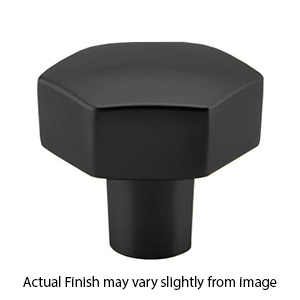 86458 - Urban Modern - 1.5" Mod Hex Knob - Flat Black