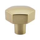 86457 - Urban Modern - 1 1/8" Mod Hex Knob - Satin Brass