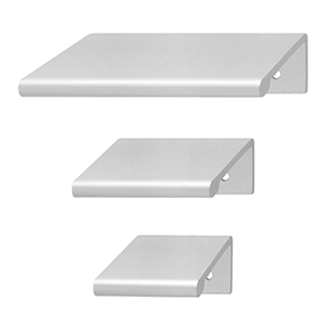 Aluminum Tab Pulls - Matte Aluminum