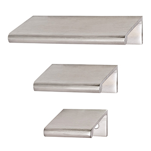 Aluminum Tab Pulls - Satin Aluminum