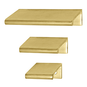 Aluminum Tab Pulls - Brushed Brass