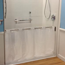Shower Curtain for Handicap Accessible Shower Rod