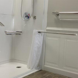 Wheelchair Accessible Swivel Shower Rod