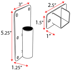 Wheelchair Accessible Swivel Shower Rod