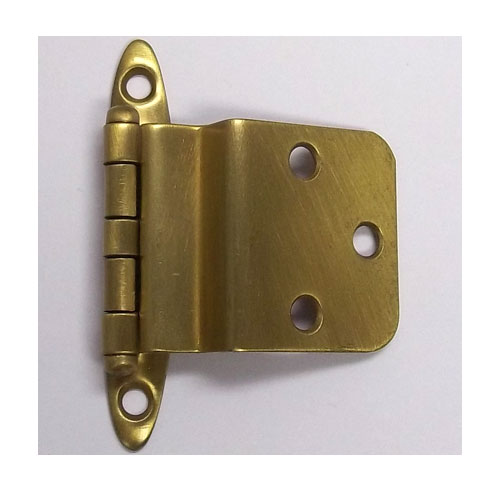 3/8" Offset Hinges in Satin Brass