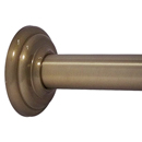 36" Shower Rod - Classic High Quality - Vibrant Brushed Bronze